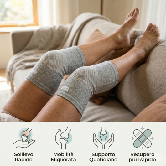 Manicotti Premium in Bamboo per le Ginocchia